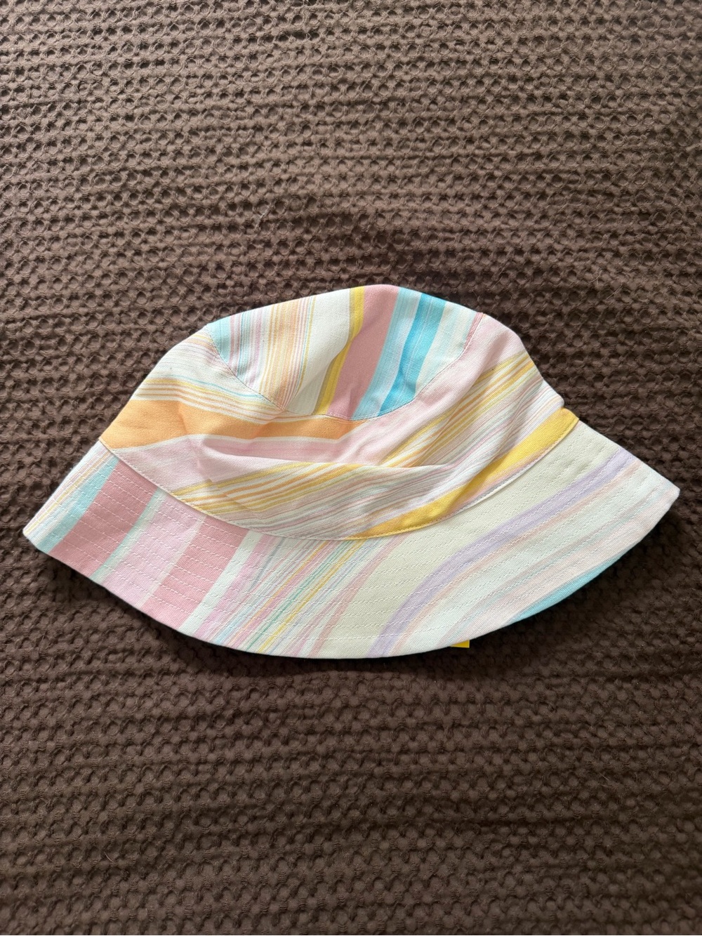 Striped Pastel Bucket Hat - Multicolor